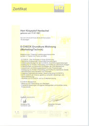 E-CHECK-Grundkurs Wohnung E-CHECK-Grundkurs Wohnung