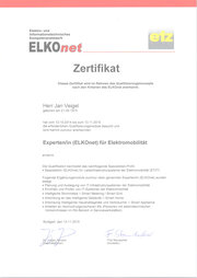 Experte für Elektromobilität Experte für Elektromobilität