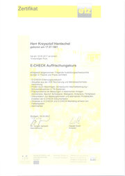E-CHECK Auffrischungskurs E-CHECK Auffrischungskurs