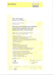 Planung und Auslegung von Elektro-Infrastruktursystemen (AC) der Elektromobilität -Pilotseminar Planung und Auslegung von Elektro-Infrastruktursystemen (AC) der Elektromobilität -Pilotseminar